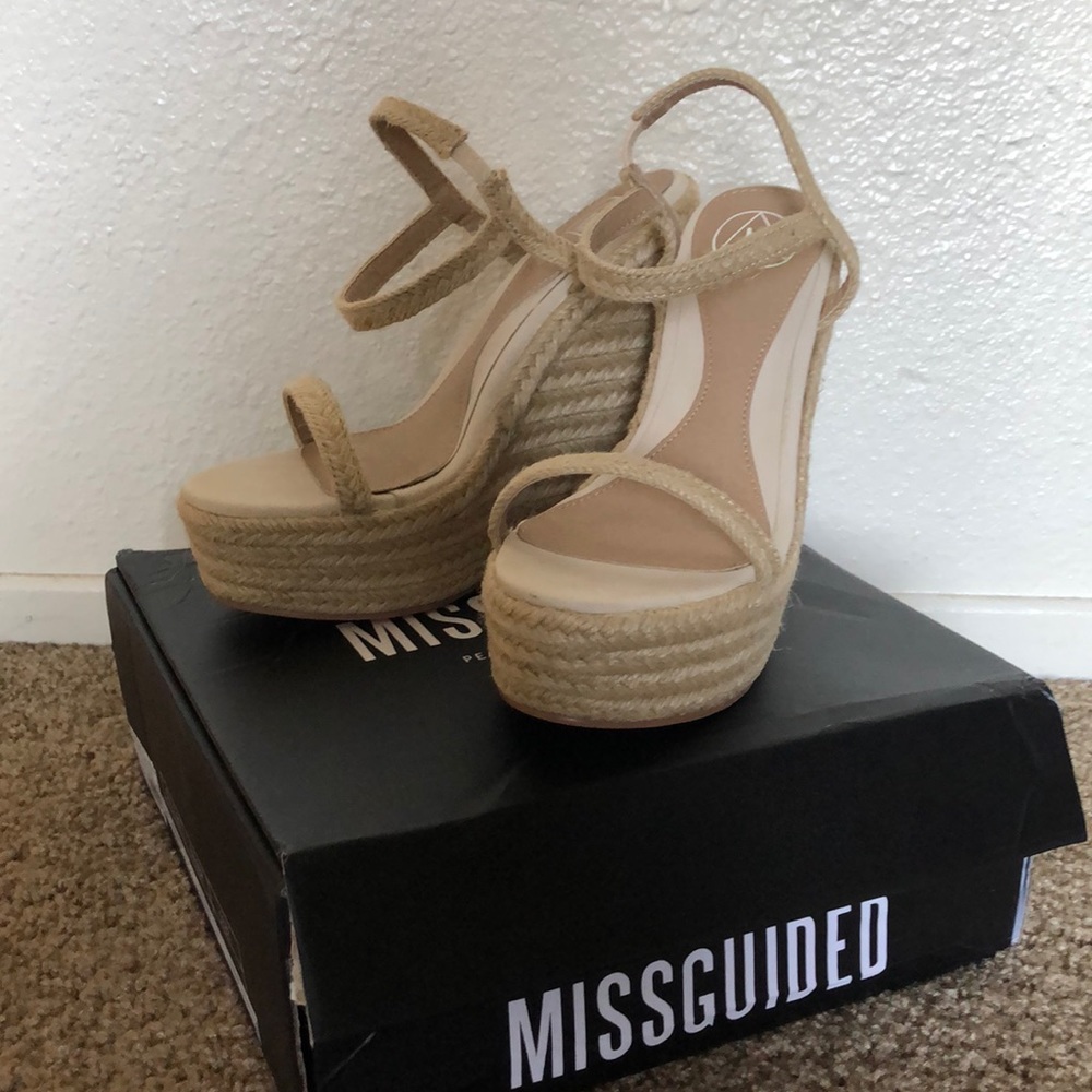 Missguided Jute Wedges